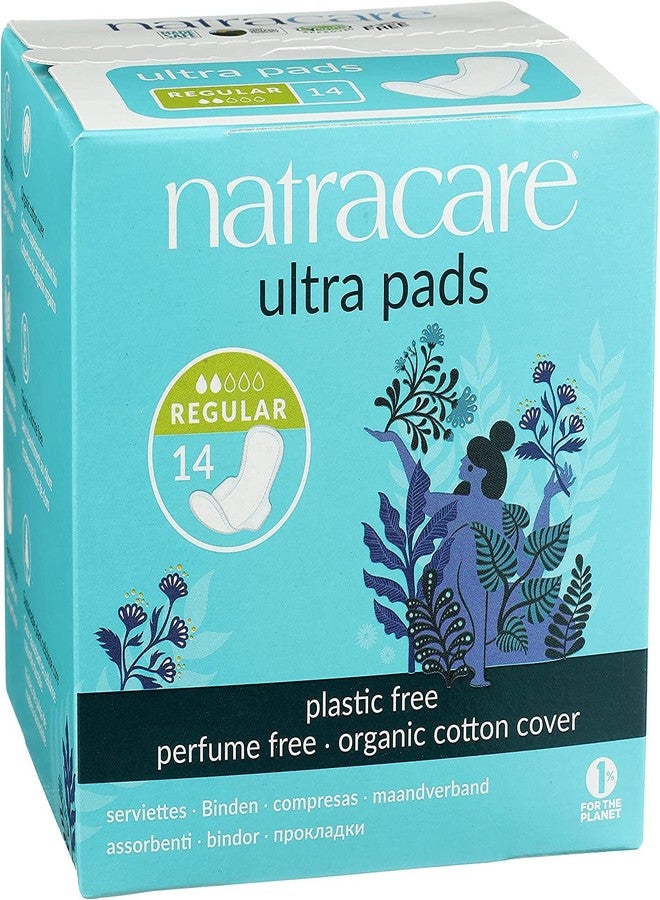 Natracare Pads Ultra With Wing Regular 14 Count (2 Pack) - Image 3
